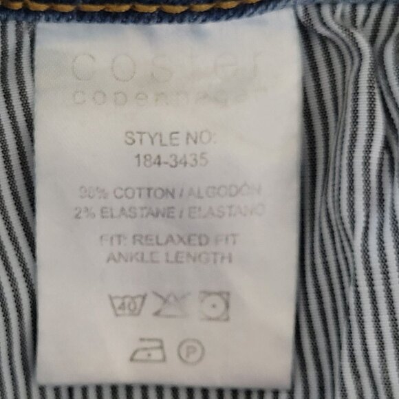 Coster Copenhagen L'Aile Slim Fit Denim Jeans Womens Size 27 Side Panel Detail - Picture 8 of 11